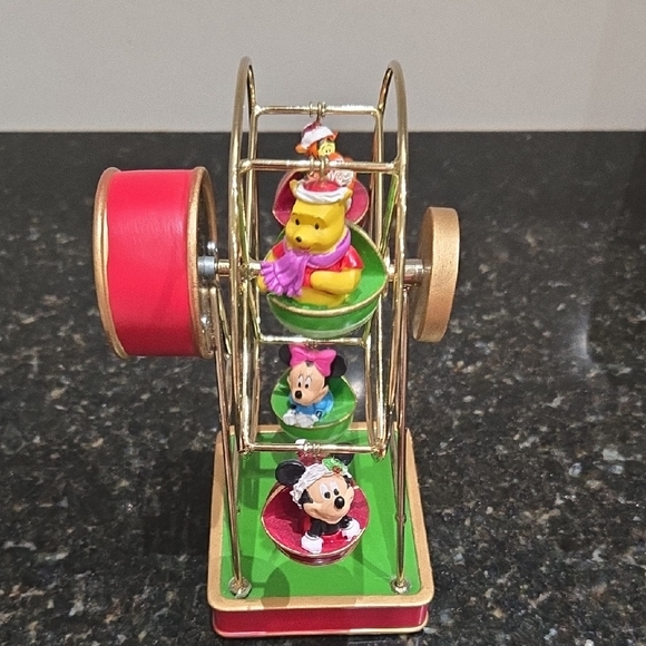 Disney Other - Vintage Disney Revolving Musical Christmas Ferris Wheel.